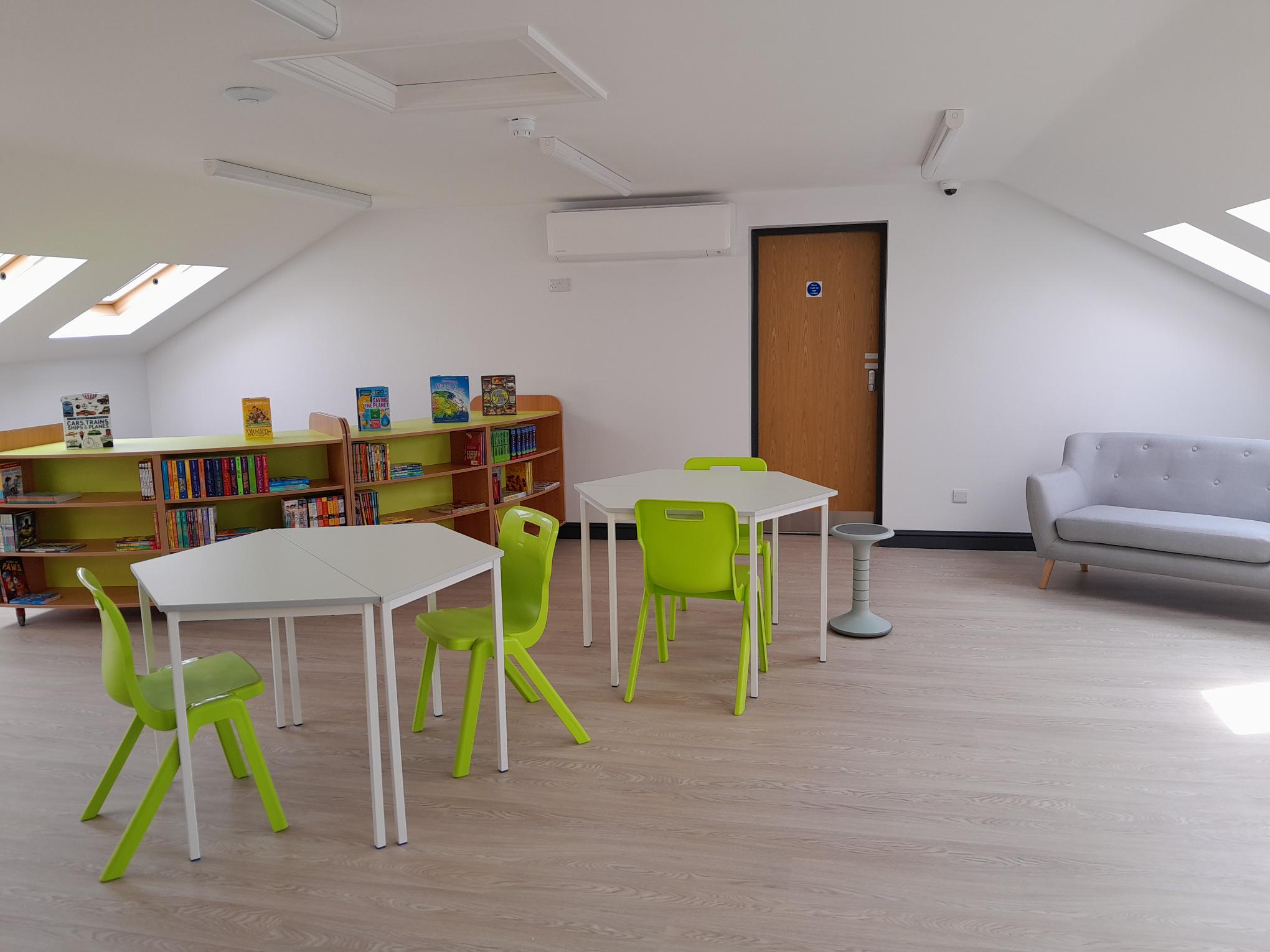 A bright and airy classroom at Allerthorpe School near Pocklington.