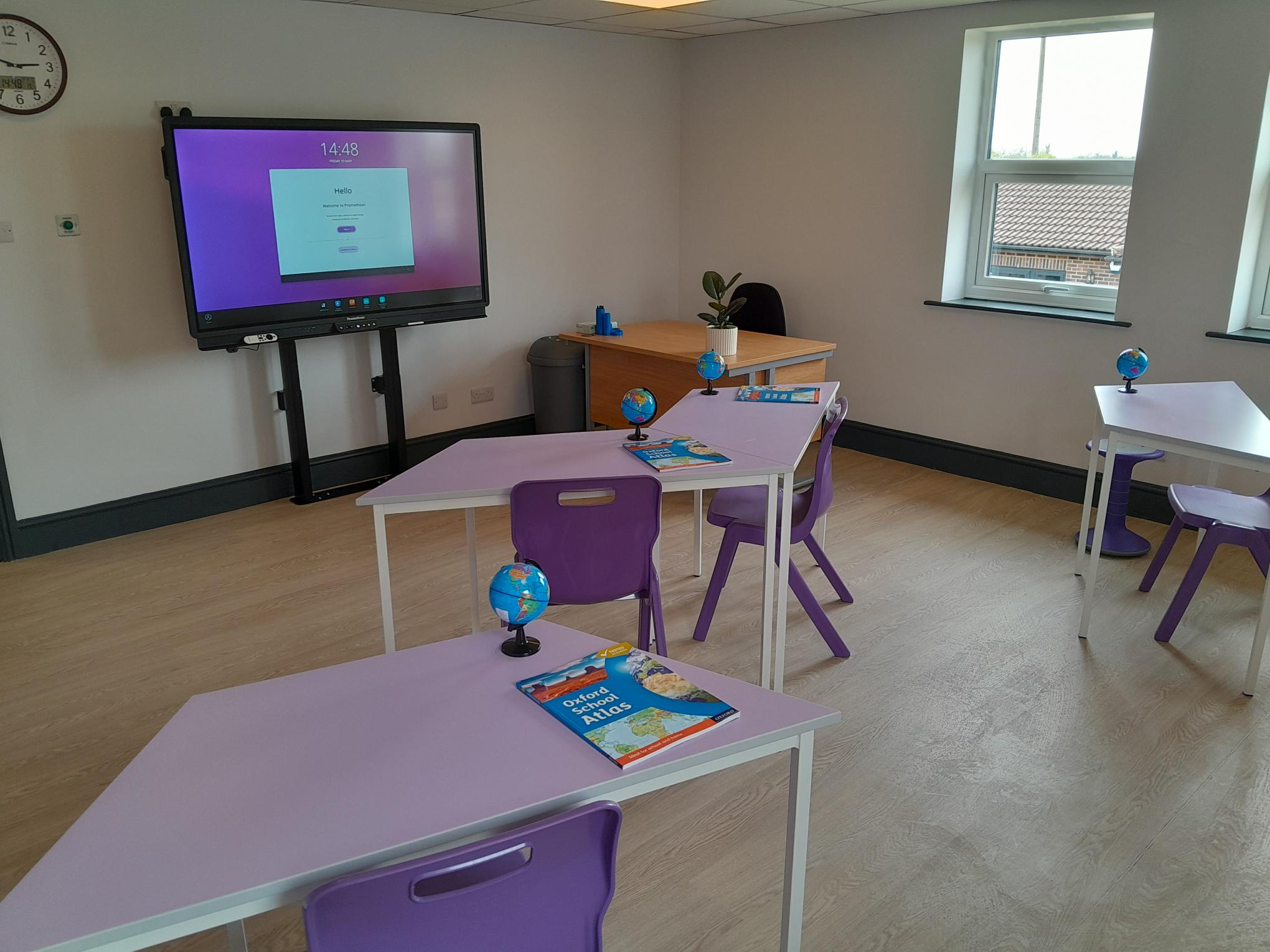 One of the carefully designed classrooms at Allerthorpe Special Educational Needs School.