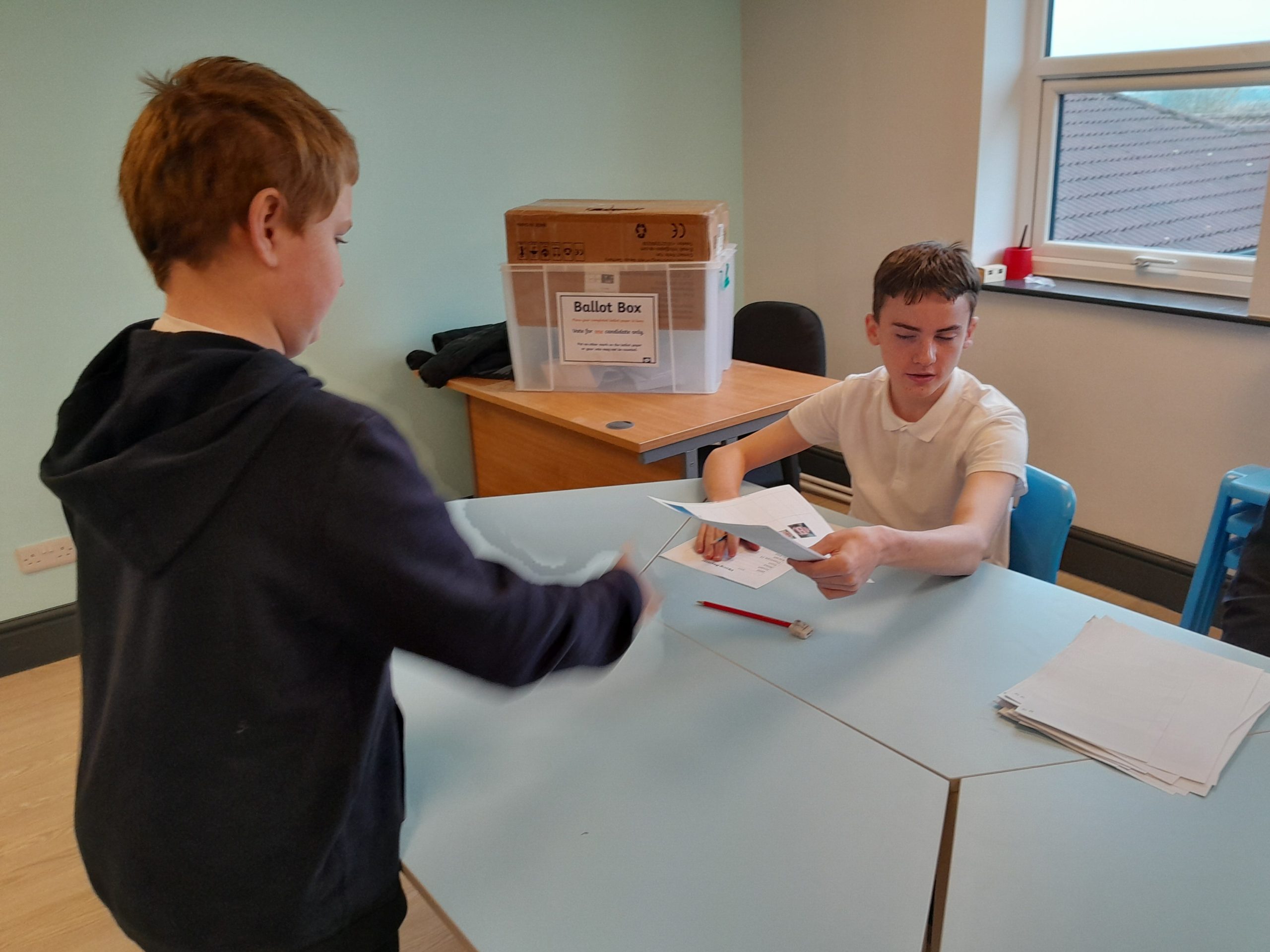 Voting Day at Allerthorpe SEN School was a valuable lesson in citizenship, with learners participating in a democratic process and electing their new School Council representatives.