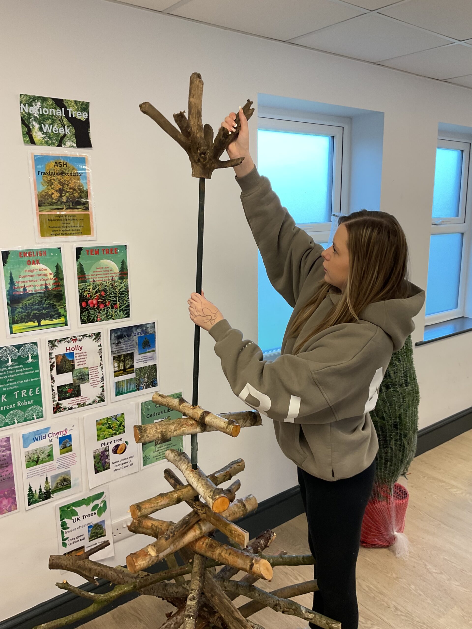 Supporting environmental awareness and conservation through inclusive National Tree Week activities at Allerthorpe SEN School.