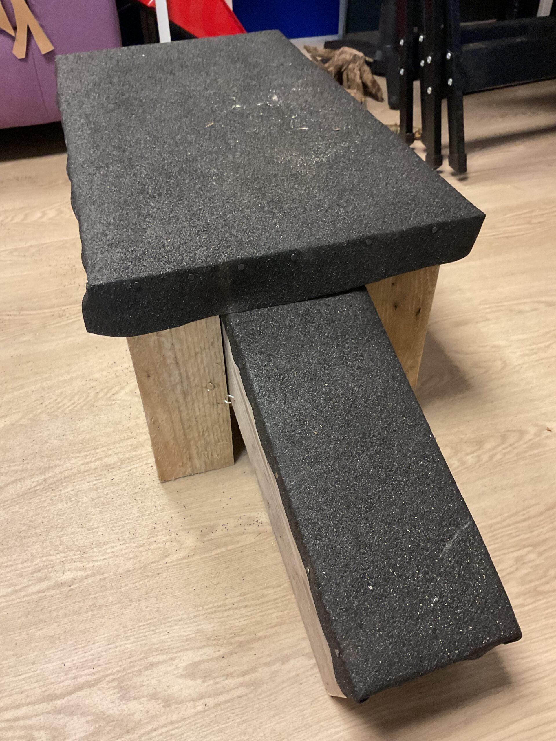 Hands-on outdoor learning as learners create bat boxes as part of a conservation project at Allerthorpe School.